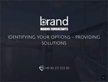 Tablet Screenshot of brand-marine.com